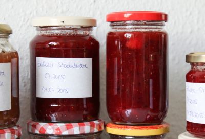 Erdbeer-Stachelbeermarmelade